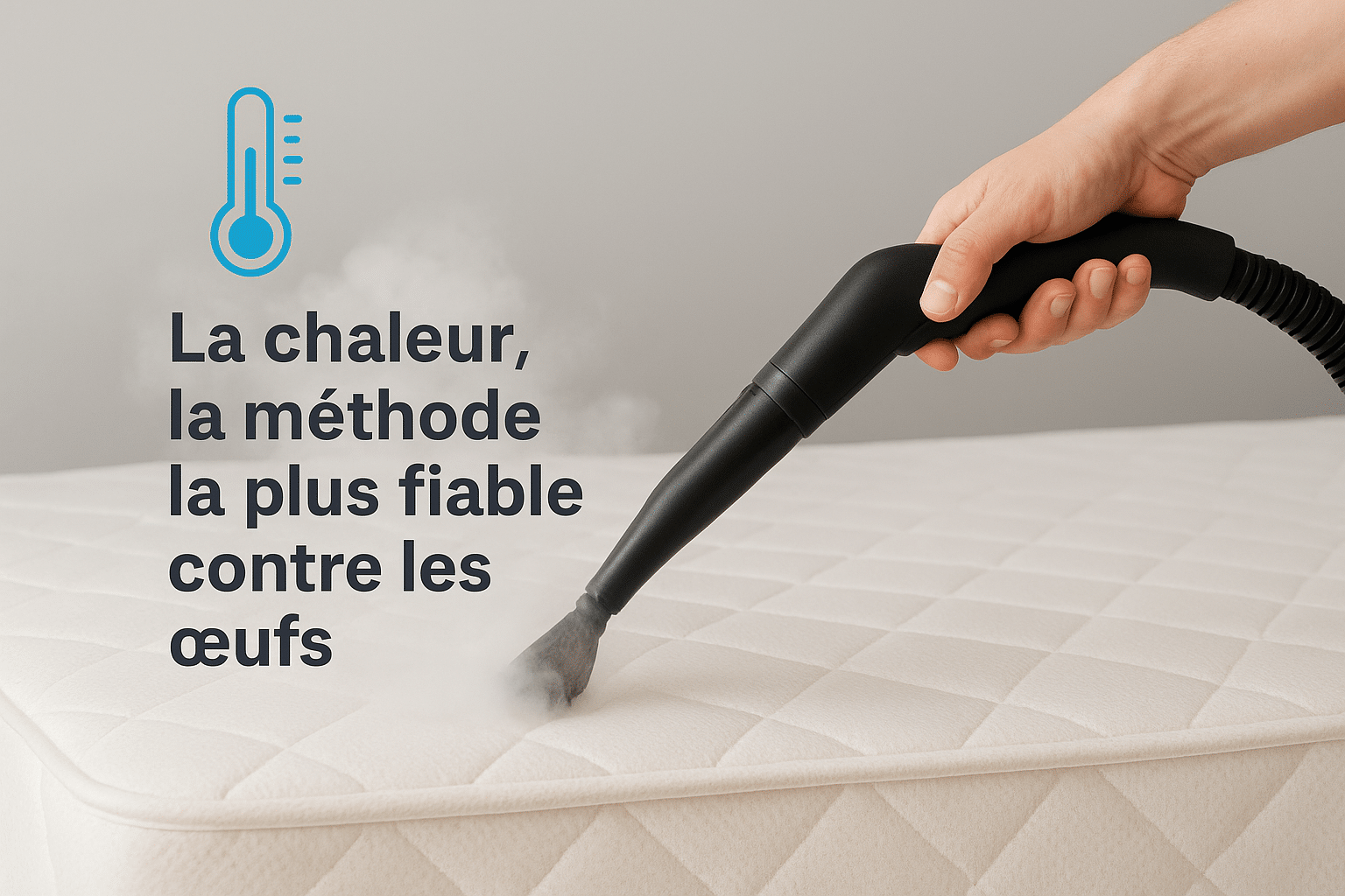 La chaleur, la méthode la plus fiable contre les œufs